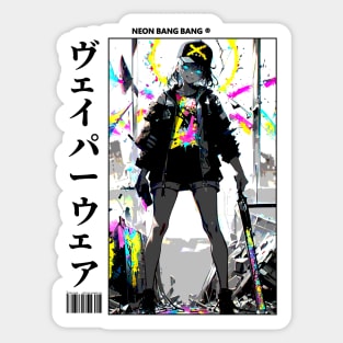 Japanese Anime and Manga Streetwear Urban Girl Sticker